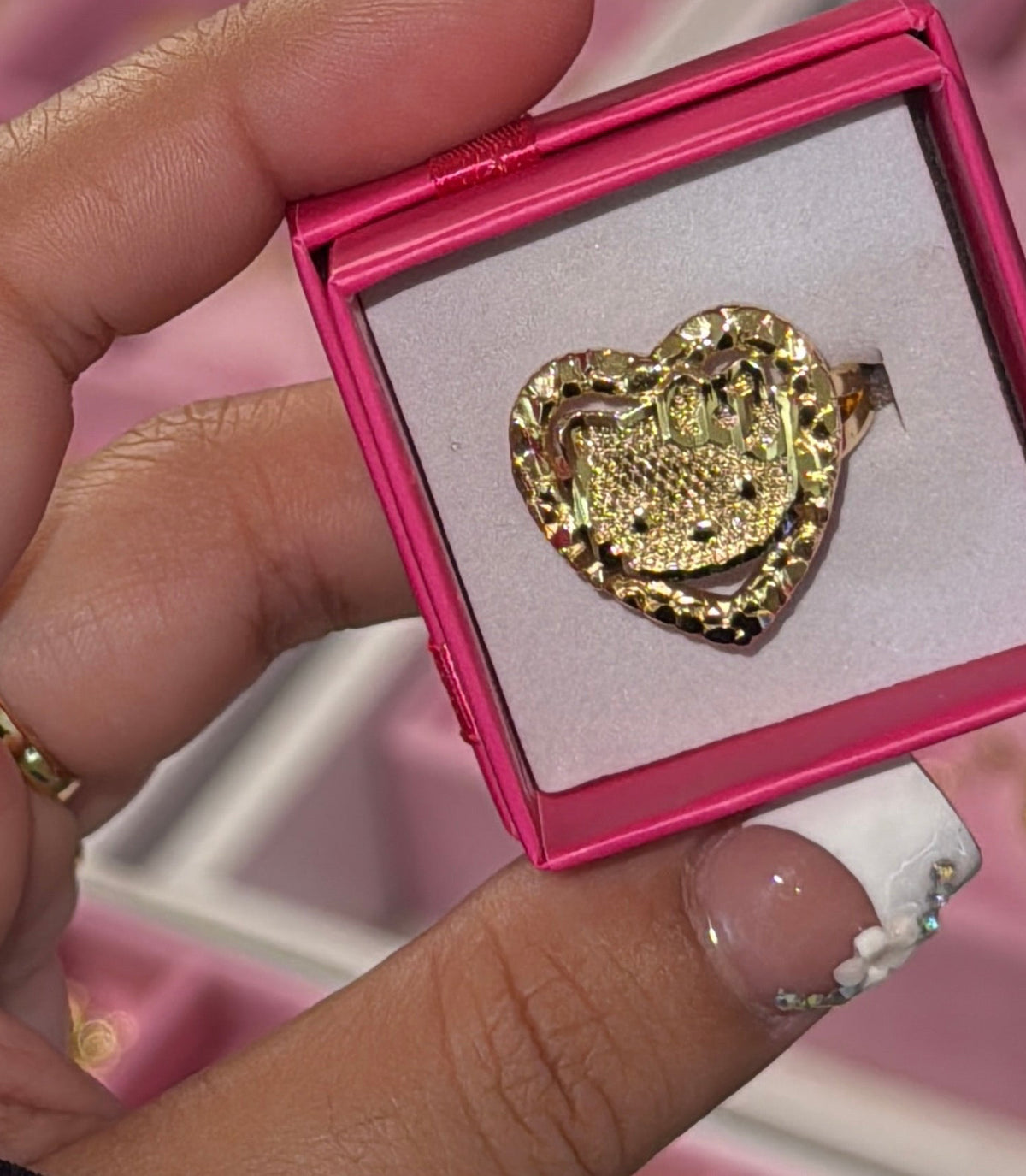 NUGGET KITTY RING