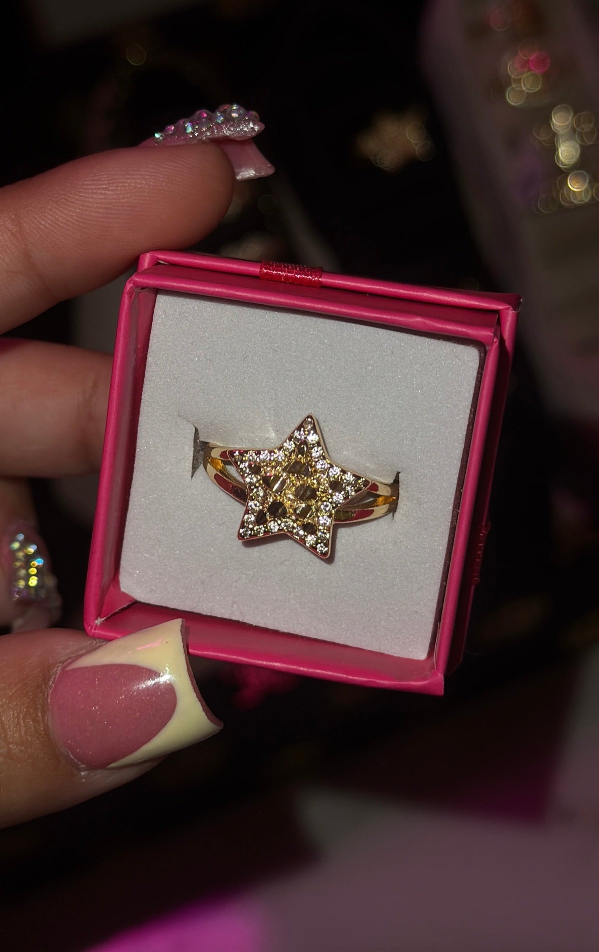 STAR NUGGET RING