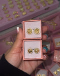 CIRCLE NUGGET EARRINGS