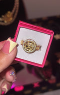 CIRCLE NUGGET RING