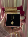 MINI HEART NUGGET NECKLACE