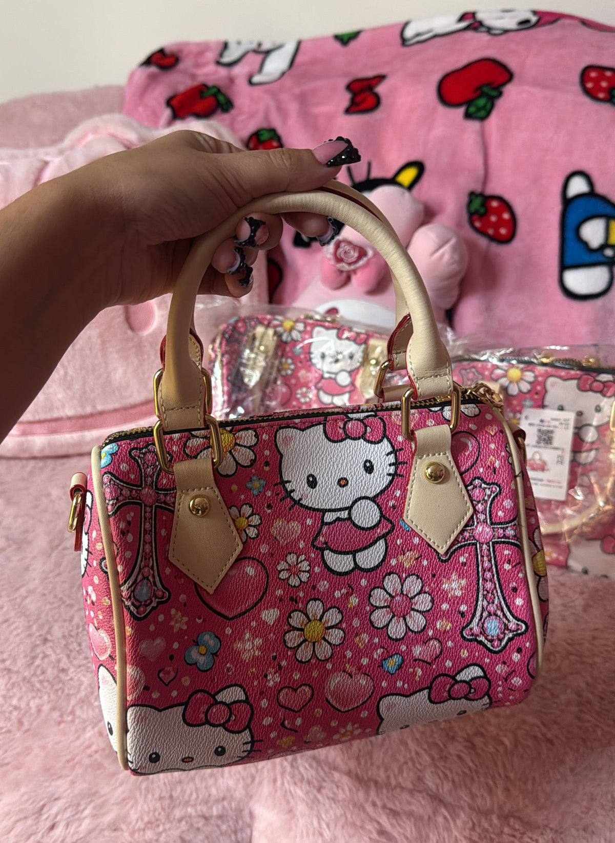 PINK DAISY PURSE