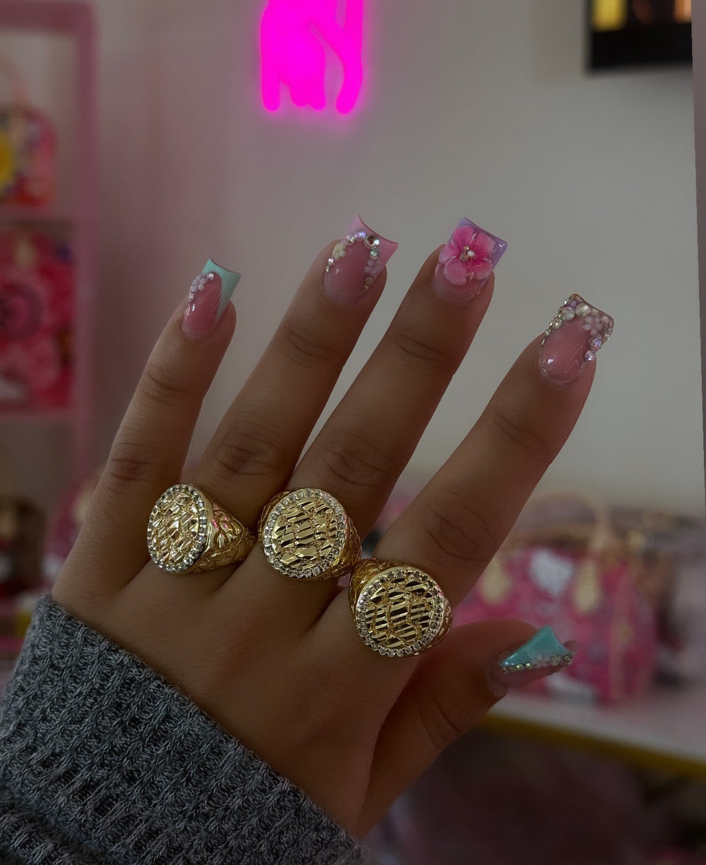CIRCLE NUGGET RING 2