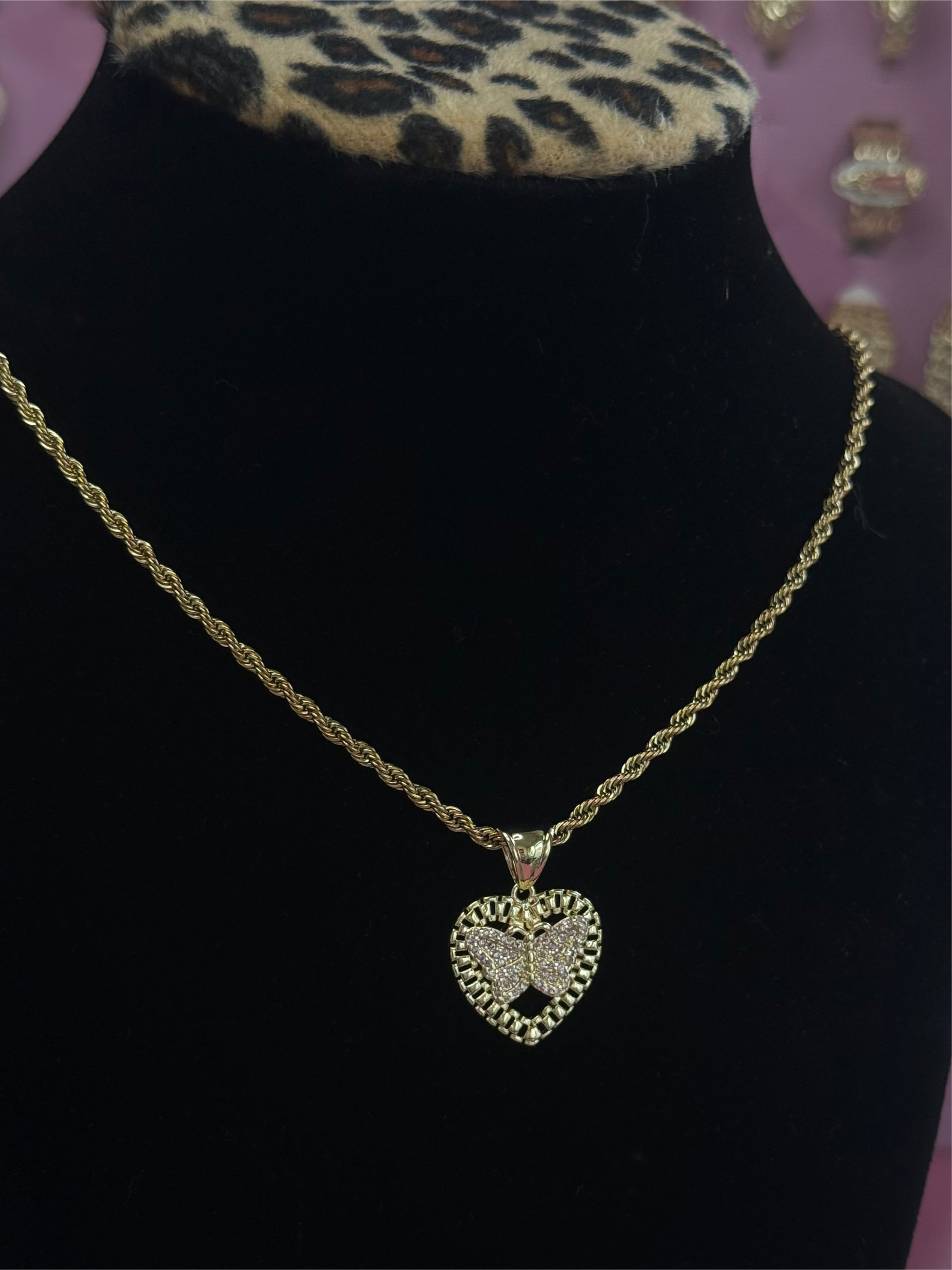 ROLEX BUTTERFLY NECKLACE