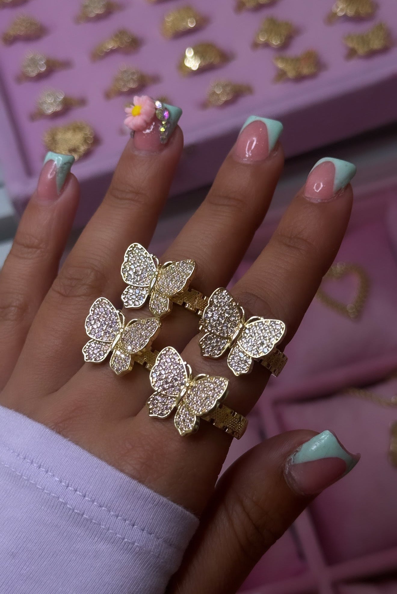 BUTTERFLY ROLEX RING
