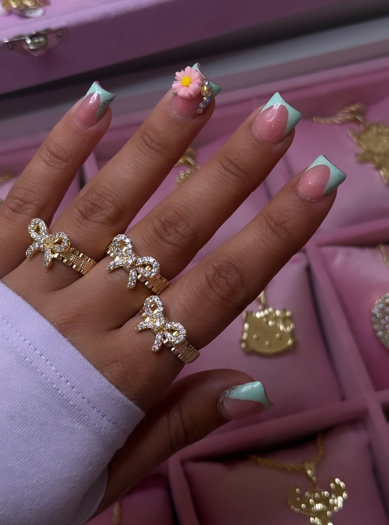 BOW ROLLIE RING