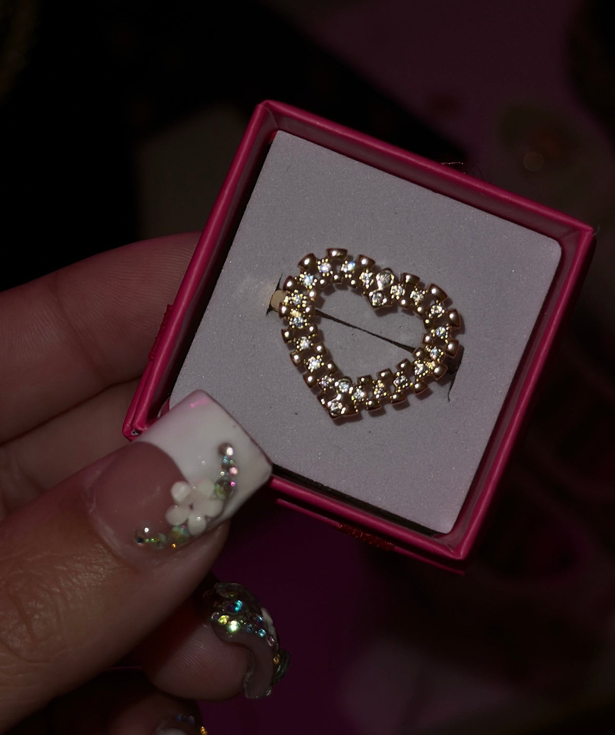HEART DMND RING