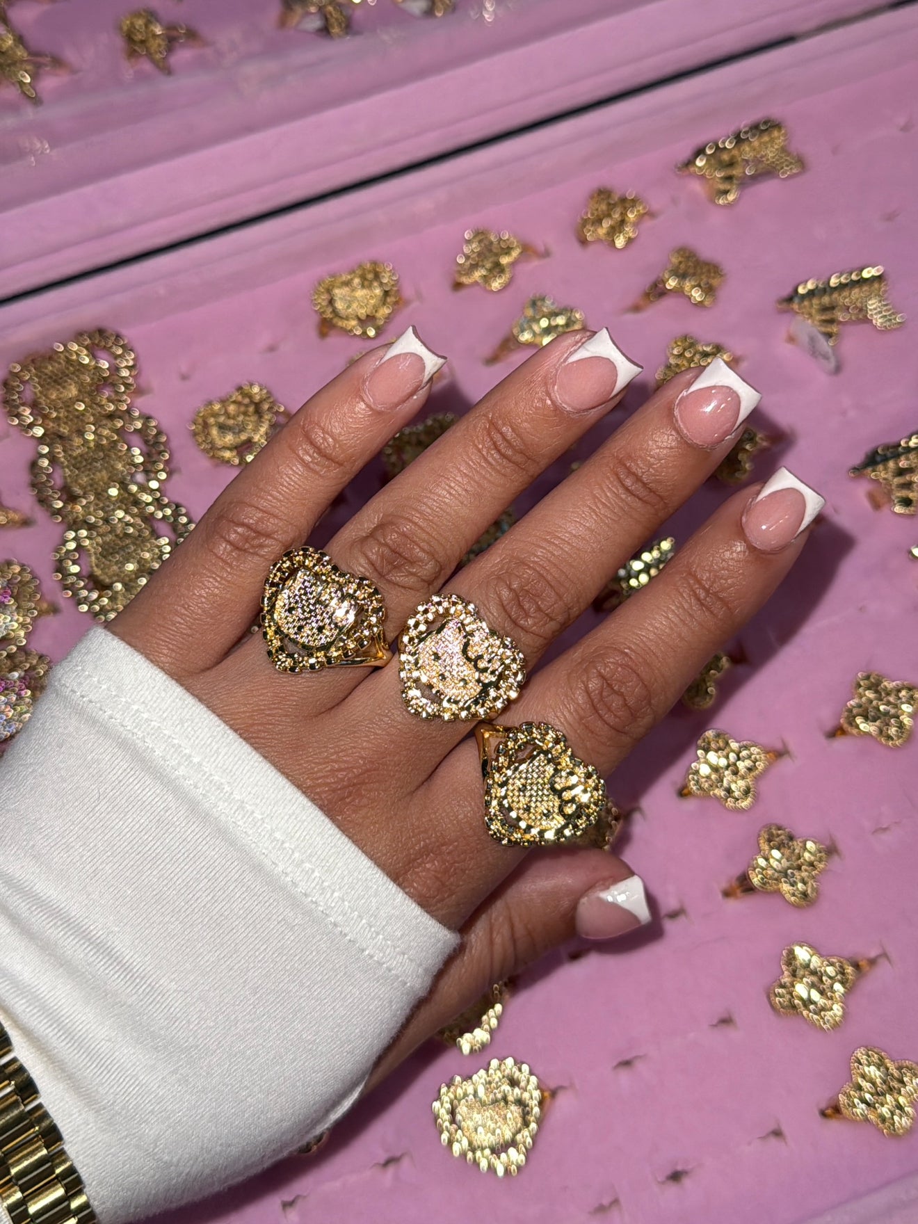 HK ROLEX HEART RING 2