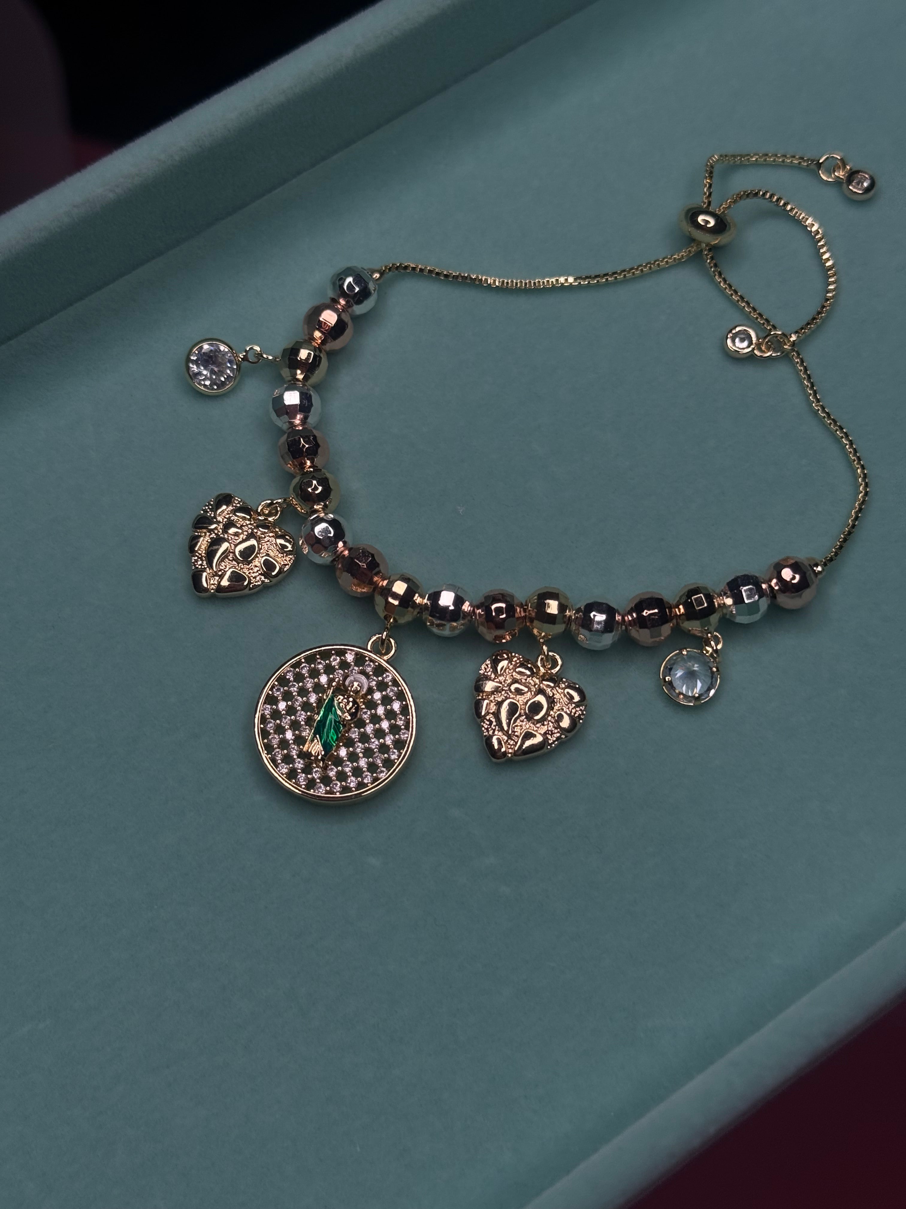 SAN JUDAS NUGGET CHARM BRACELET