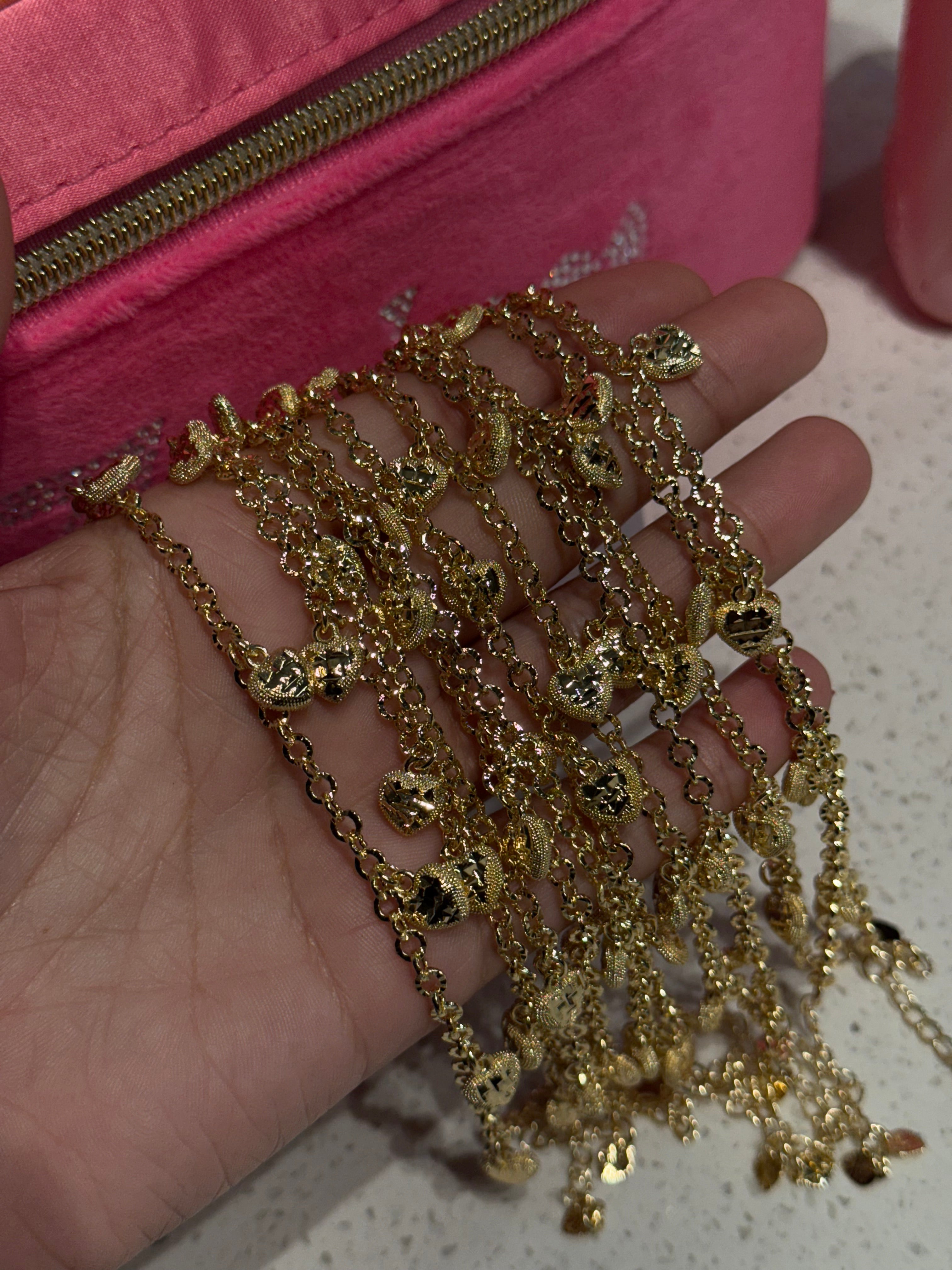 DANGLY HEART BRACELET