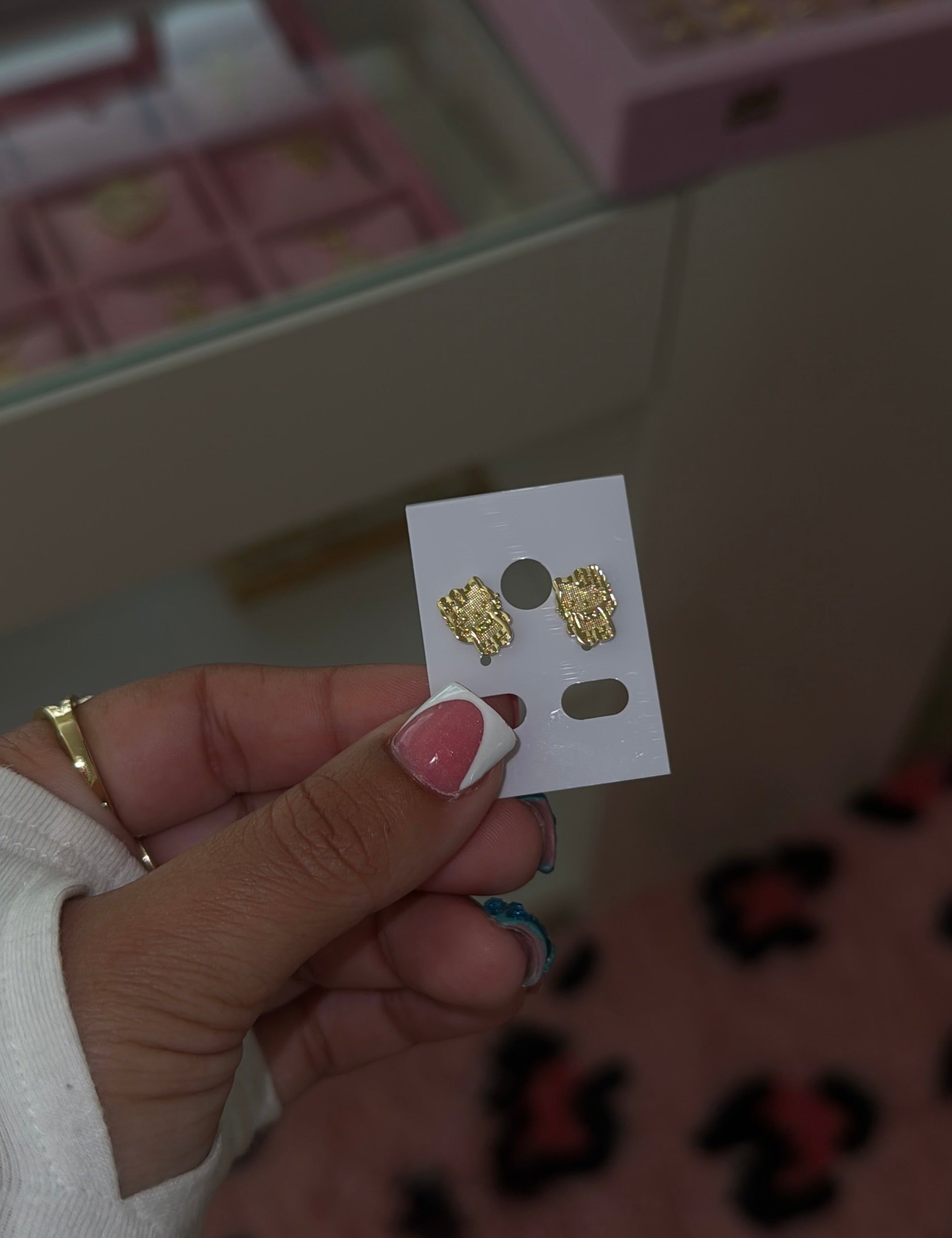 TINY HK STUDS