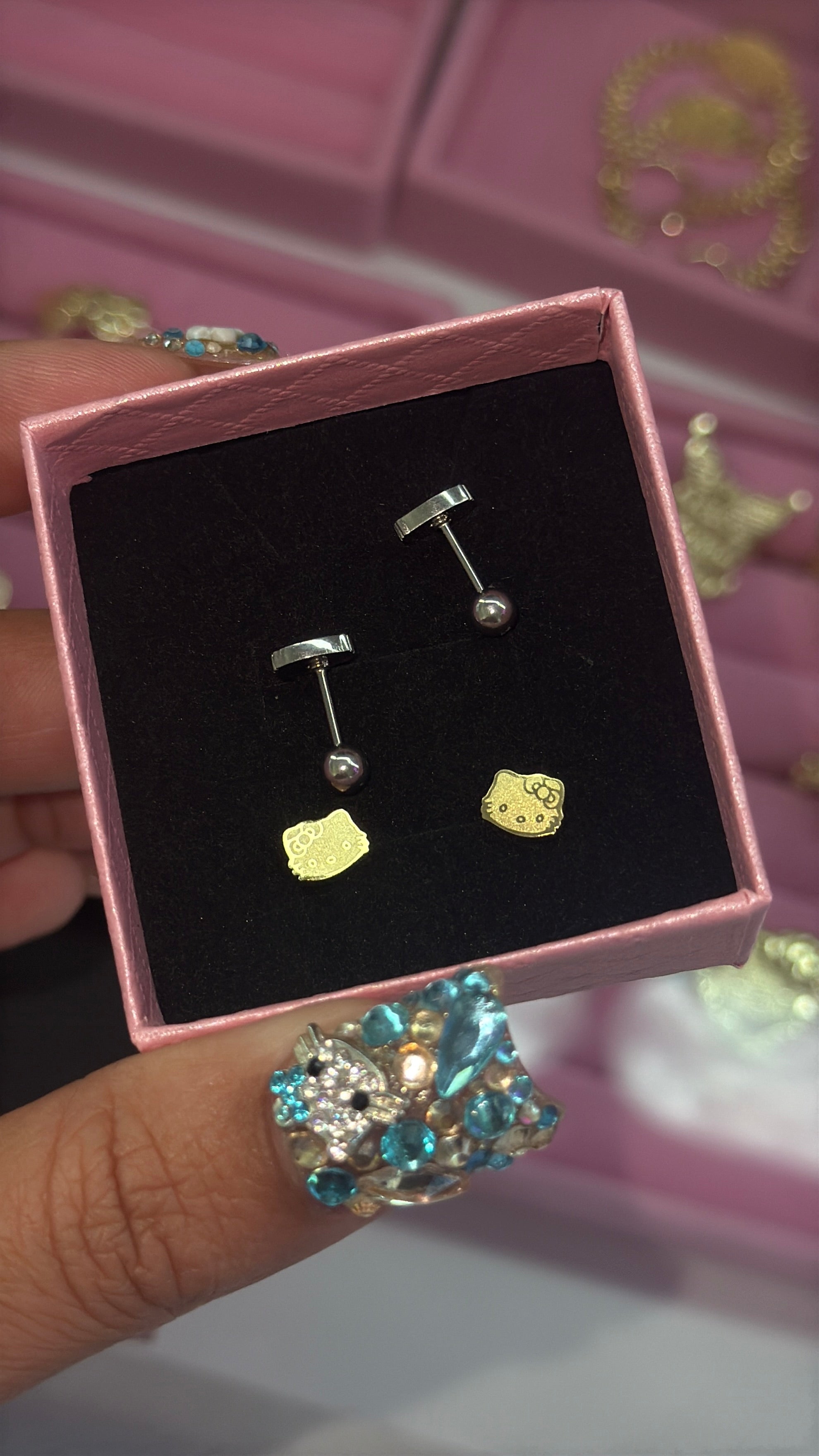 TINY HK BALLBACK STUDS
