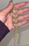 SAN JUDAS HEART NUGGET BRACELET