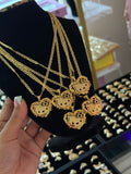BAMBOO HRT HK NECKLACE