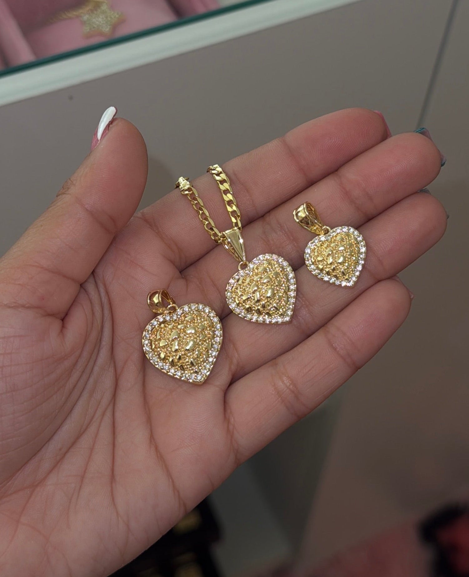 DMND NUGGET NECKLACE