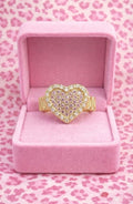 PINK HRT ROLLIE RING