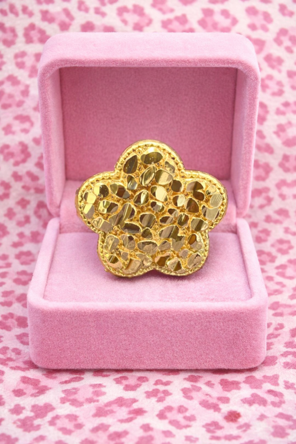 FLOWER NUGGET RING