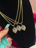 HEART CROWN NECKLACE