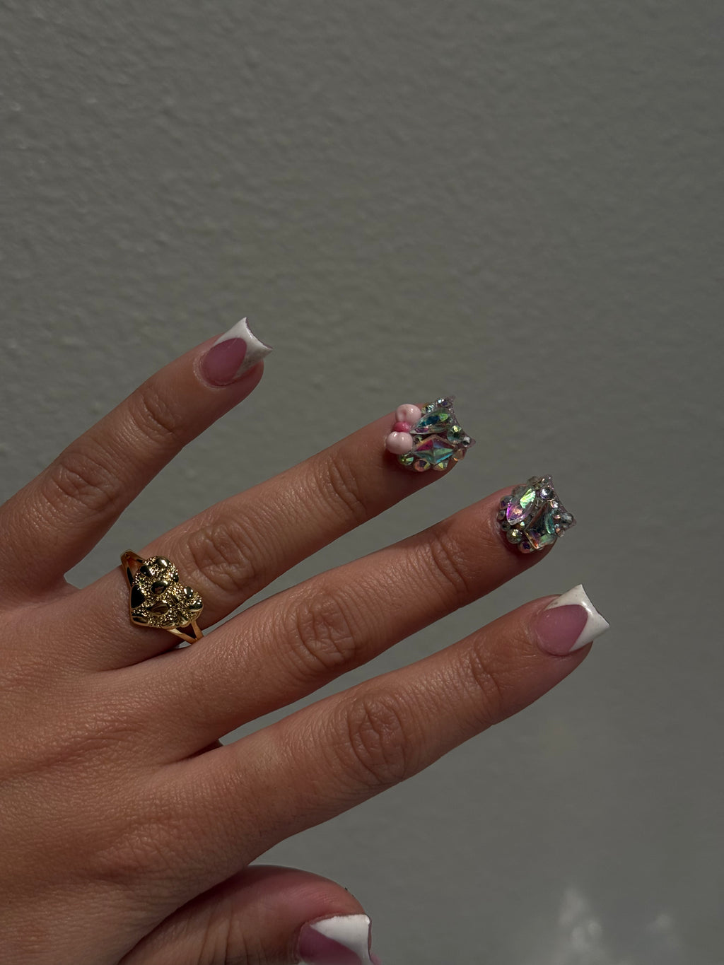 HEART NUGGET RING
