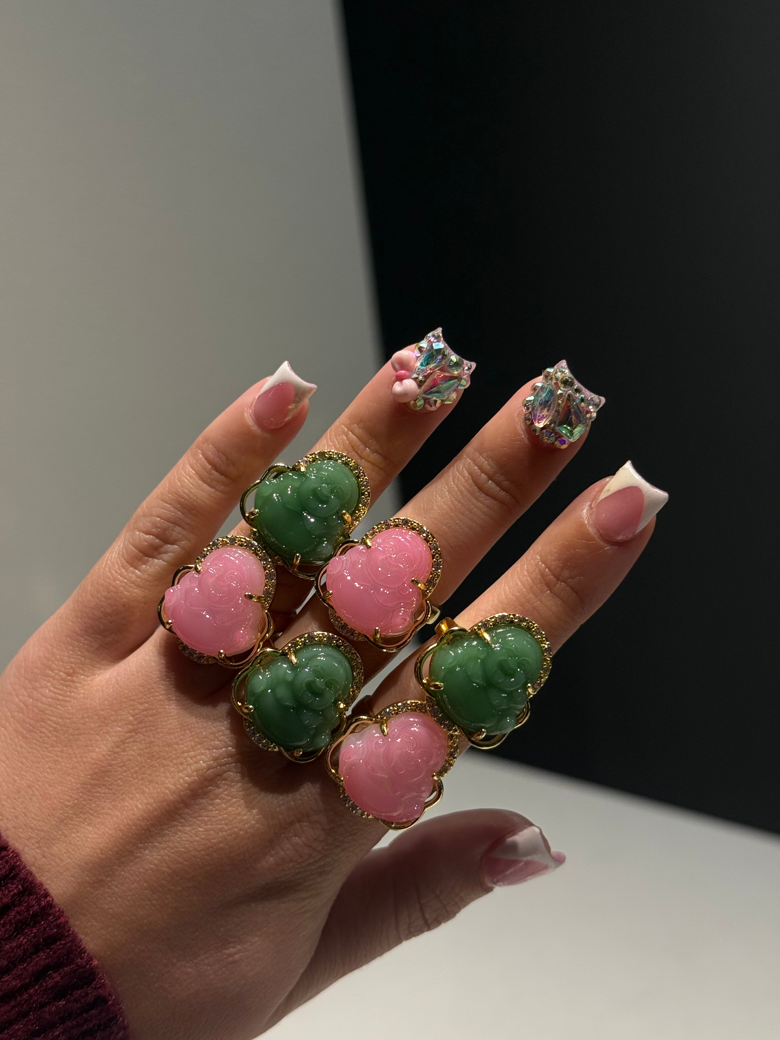 BUDDHA ADJUSTABLE RING