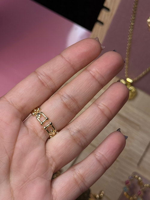 ADJUSTABLE CLOVER RING 2